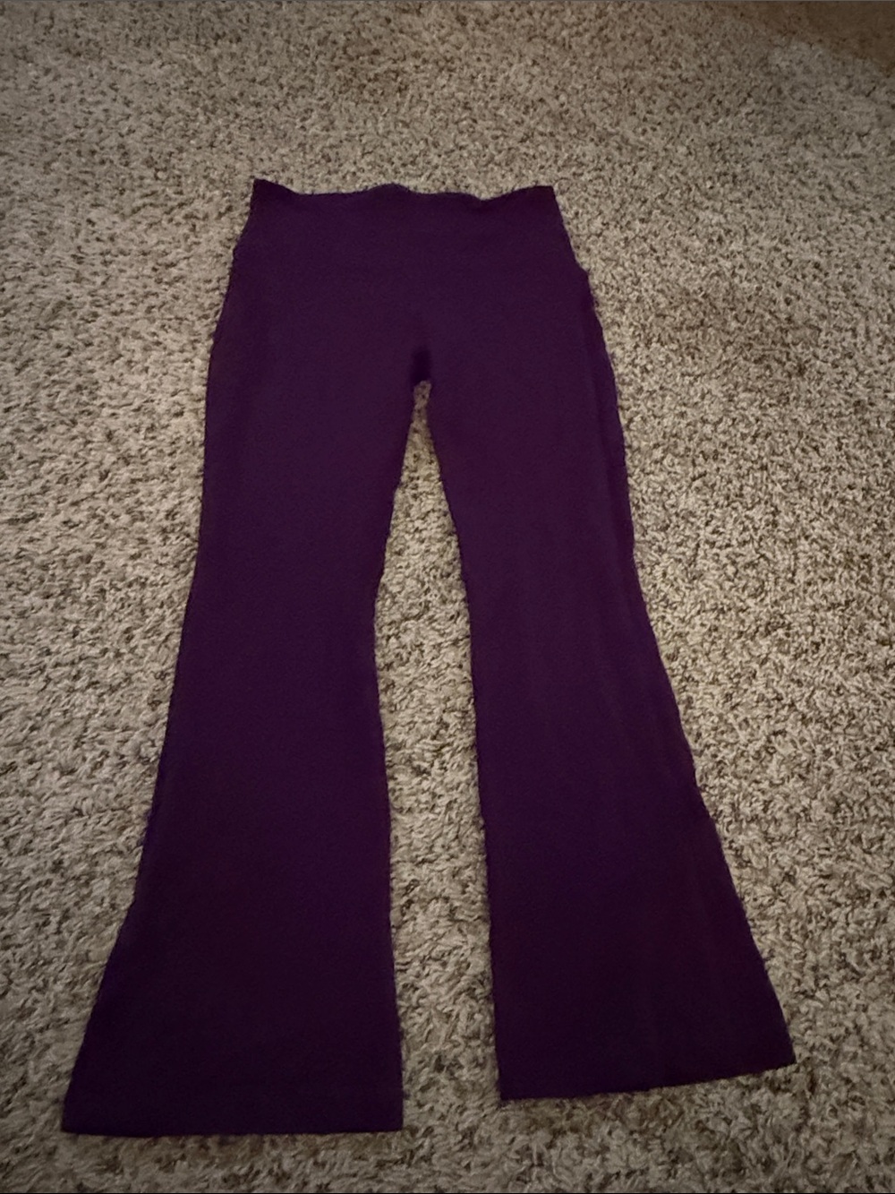 lululemon athletica align high-rise mini-flared Plum Leggings
